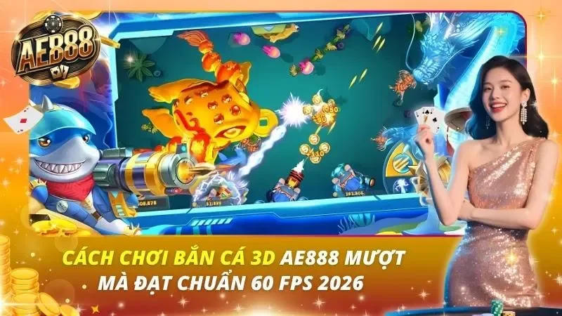 Cách Chơi Bắn Cá 3D AE888 Mượt Mà Đạt Chuẩn 60 FPS 2026 Cách Chơi Bắn Cá 3D AE888 Mượt Mà Đạt Chuẩn 60 FPS 2026