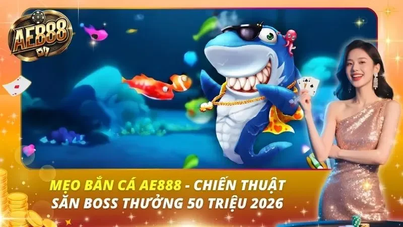Mẹo Bắn Cá AE888 – Chiến Thuật Săn Boss Thưởng 50 Triệu 2026 Mẹo Bắn Cá AE888 – Chiến Thuật Săn Boss Thưởng 50 Triệu 2026